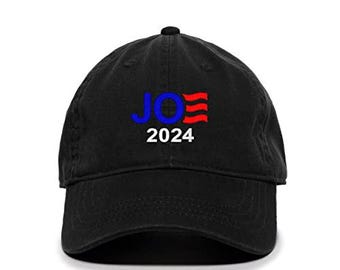 Cappello da baseball Joe Biden 2024 ricamato in cotone regolabile