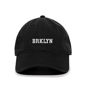 Brklyn Baseball Cap Embroidered Cotton Adjustable Dad Hat