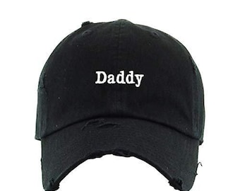 Daddy Vintage Baseball Cap Embroidered Cotton Adjustable Distressed Dad Hat