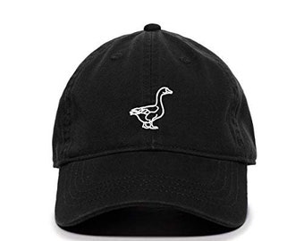 Goose Baseball Cap Embroidered Cotton Adjustable Dad Hat