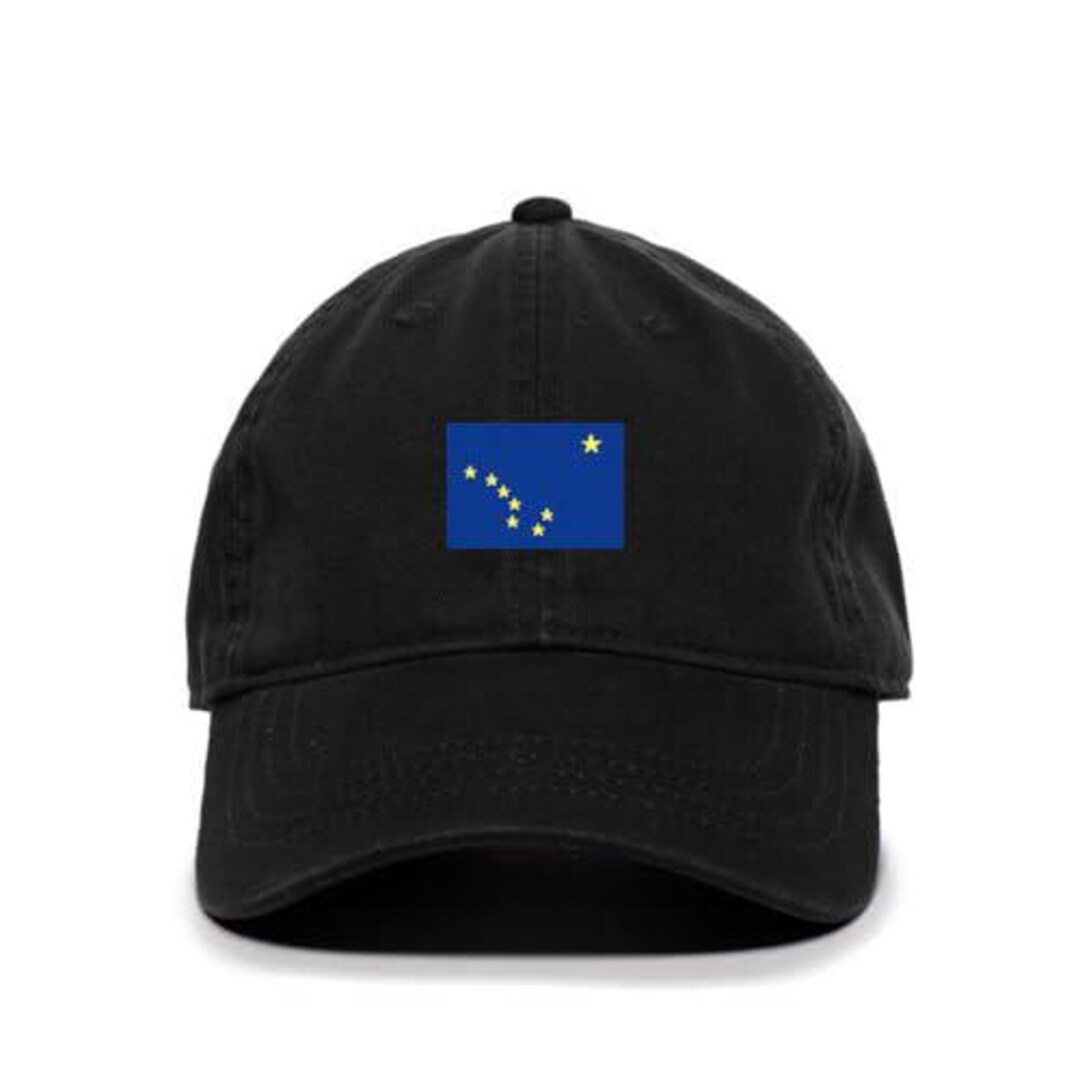 Alaska Flag Embroidered Baseball Cap Cotton Adjustable Dad Hat - Etsy