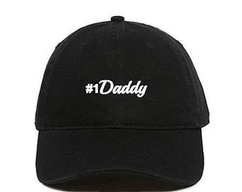 1 Daddy Dad Baseball Cap Embroidered Cotton Adjustable Dad Hat