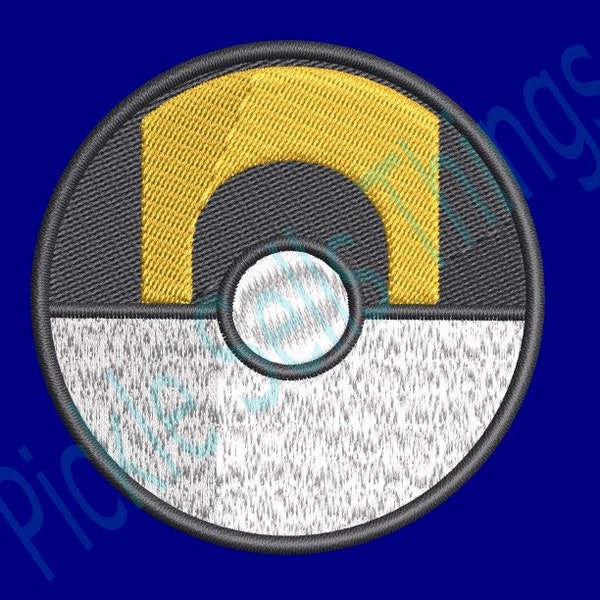 Pokémon Ultra Ball Digital Embroidery File