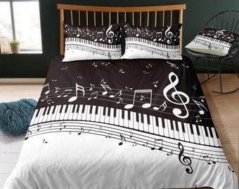 Music Bedding Etsy