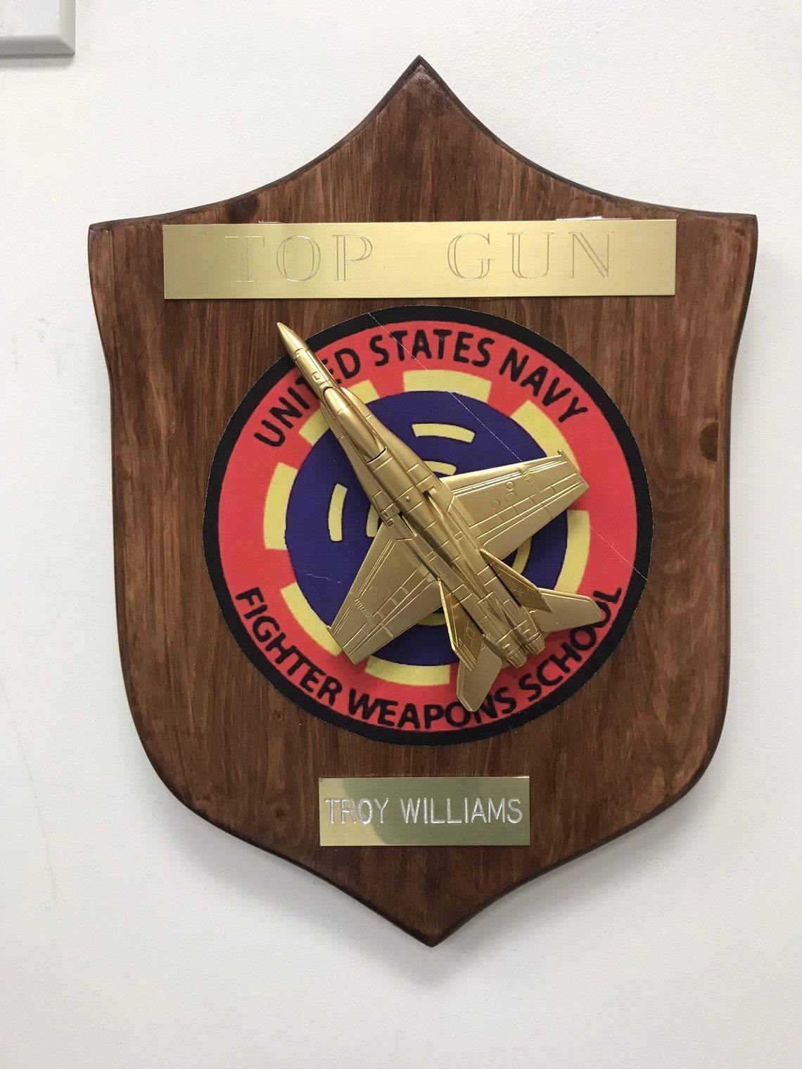 Top Gun Trophy Replica F18 Etsy