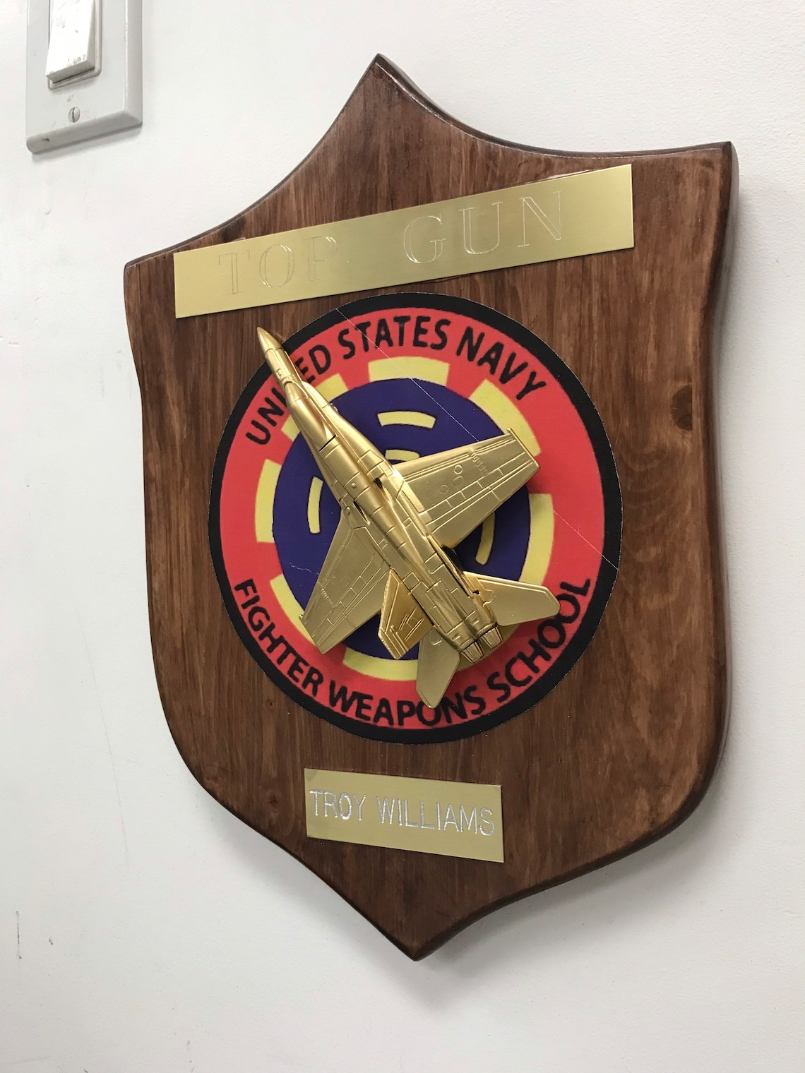 Top Gun Trophy Replica F18 Etsy