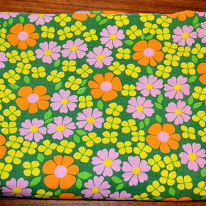 Beautiful vintage bed linen CHILDREN Duvet cover Colorful Cotton 70s Retro Shabby Chic Country Style Vintage Clothing without pillow