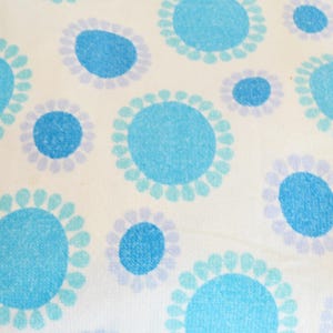 Colorful vintage terry cloth changing towel seventies 70s Mid Century Retro terry cloth fabric sewing material