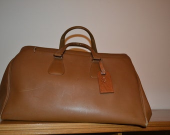 Vintage Weekender Reisetasche Braun 60er Jahre sixties bag suitcase Tasche