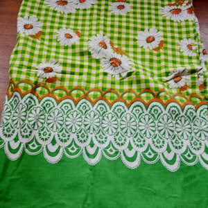 Super vintage bed linen / duvet cover made of strong cotton 95x130 70s seventies 70s Retro Mid Century Shabby Chic
