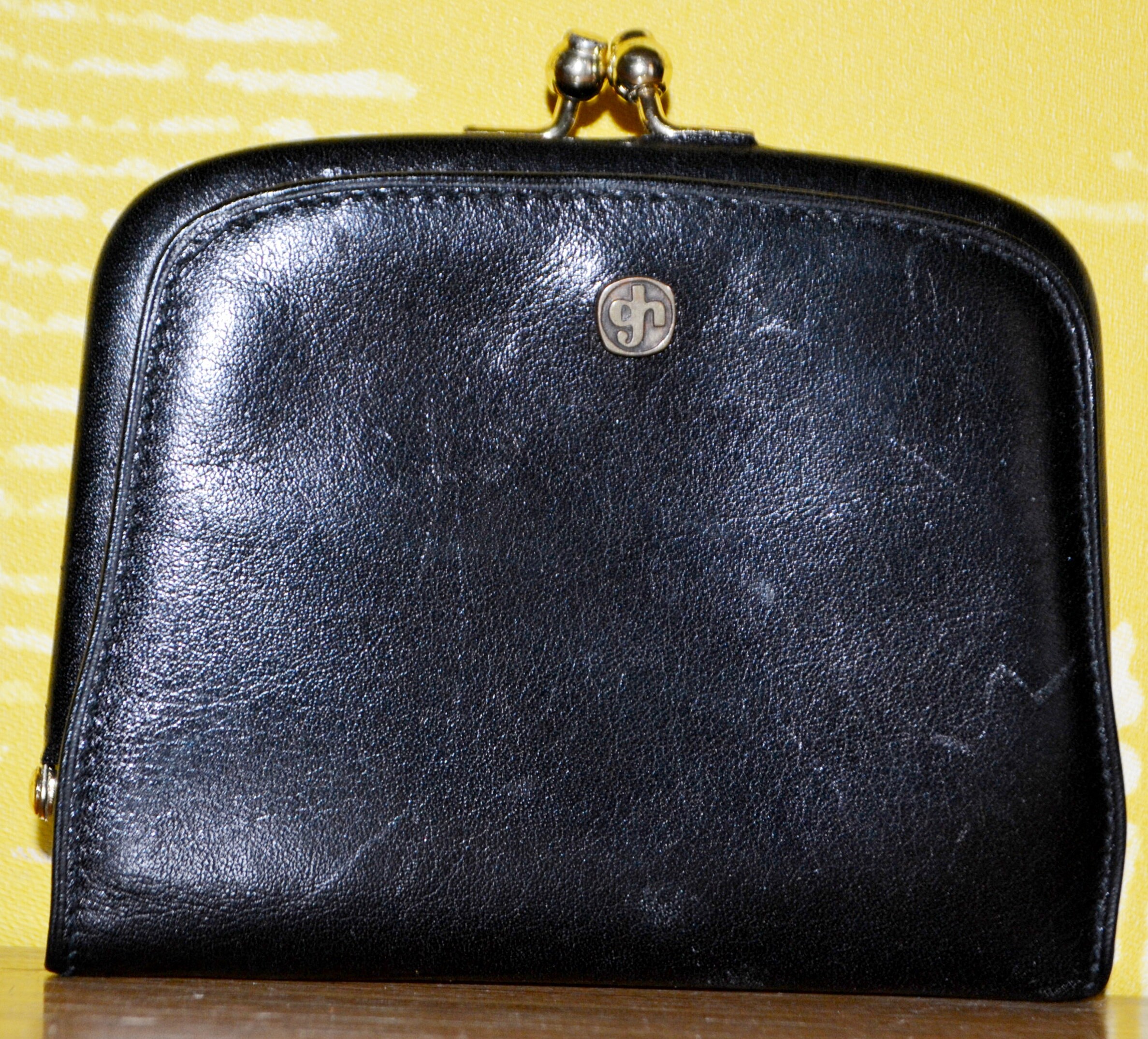 Vintage Small Money Wallet Black 50s Vintage Clothing Retro - Etsy