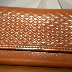 True Vintage Wallet Crocodile Look Brown wallet