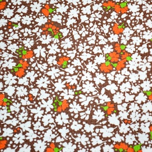 Beautiful vintage bed linen cotton floral colorful 70s retro shabby chic country style vintage clothing