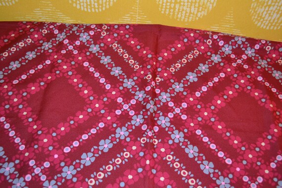Beautiful vintage cloth 70s red retro shabby chic… - image 4