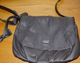 Vintage  Handtasche Braun Leder