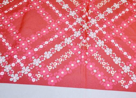 Beautiful vintage cloth 70s red retro shabby chic… - image 2