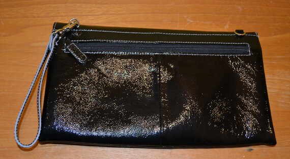 Beautiful Vintage Handbag Black 70s Retro Mid Cen… - image 2