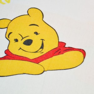 Beautiful vintage bed linen Winnie the Pooh from the 80s Retro Mid Century Shabby Bedding