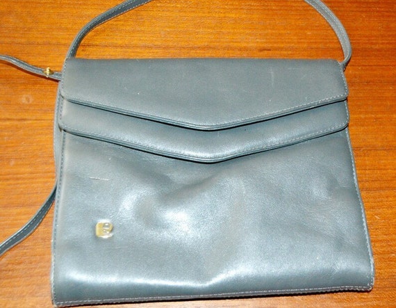 True Vintage Handbag Gray 70s Retro Mid Century V… - image 3