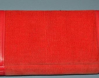 Vintage wallet red 70s