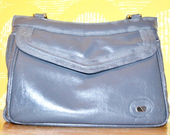True Vintage Handbag Gray 70s Small Retro Vintage Bag, Mid Century, Vintage Clothing, Second Hand Wear