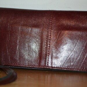 True Vintage  Handtasche  Bordeaux Rot 70er Jahre