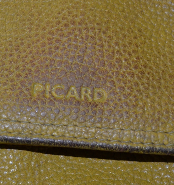 True Vintage Handbag Yellow by Picard 70s Vintage… - image 4
