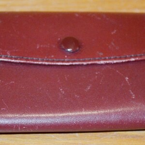 Cartera pequeña vintage roja de los años 50, ropa vintage retro de mediados de siglo, ropa de segunda mano