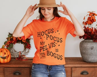 Fall ENDO Hocus Pocus My Pelvis Is Bogus Unisex Shirt | Endometriosis Shirt | Chronic Illness Apparel | Grace & Brace