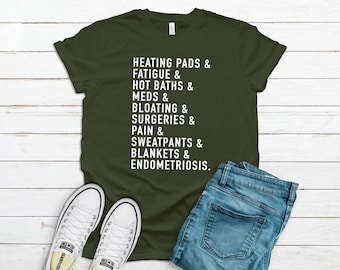 Endometriosis Ampersand Unisex T-Shirt | Endometriosis Essentials Shirt | Chronic Illness Apparel | Grace & Brace