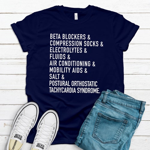 POTS Syndrome Shirt Postural Orthostatic Tachycardia Syndrome Etsy