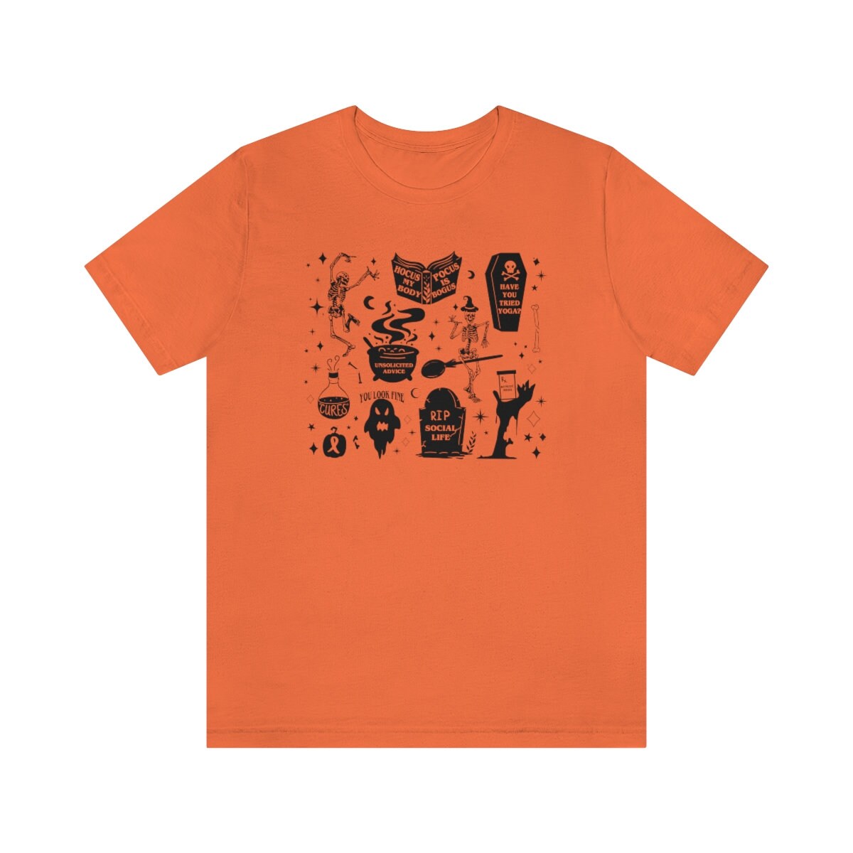 Spooky Essentials Spooky Spoonie Essentials T-shirt | Spoonie Halloween | Chronic Illness ...