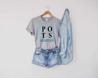 POTS Awareness Unisex T-Shirt | Postural Orthostatic Tachycardia Syndrome T-Shirt | Chronic Illness Apparel | Grace & Brace