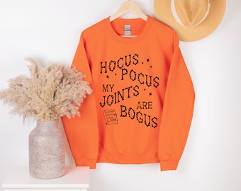 FALL Hocus Pocus My Joints Are Bogus Unisex Sweatshirt | Arthritis / EDS / Chronic Pain Sweatshirt | Chronic Illness Apparel | Grace & Brace