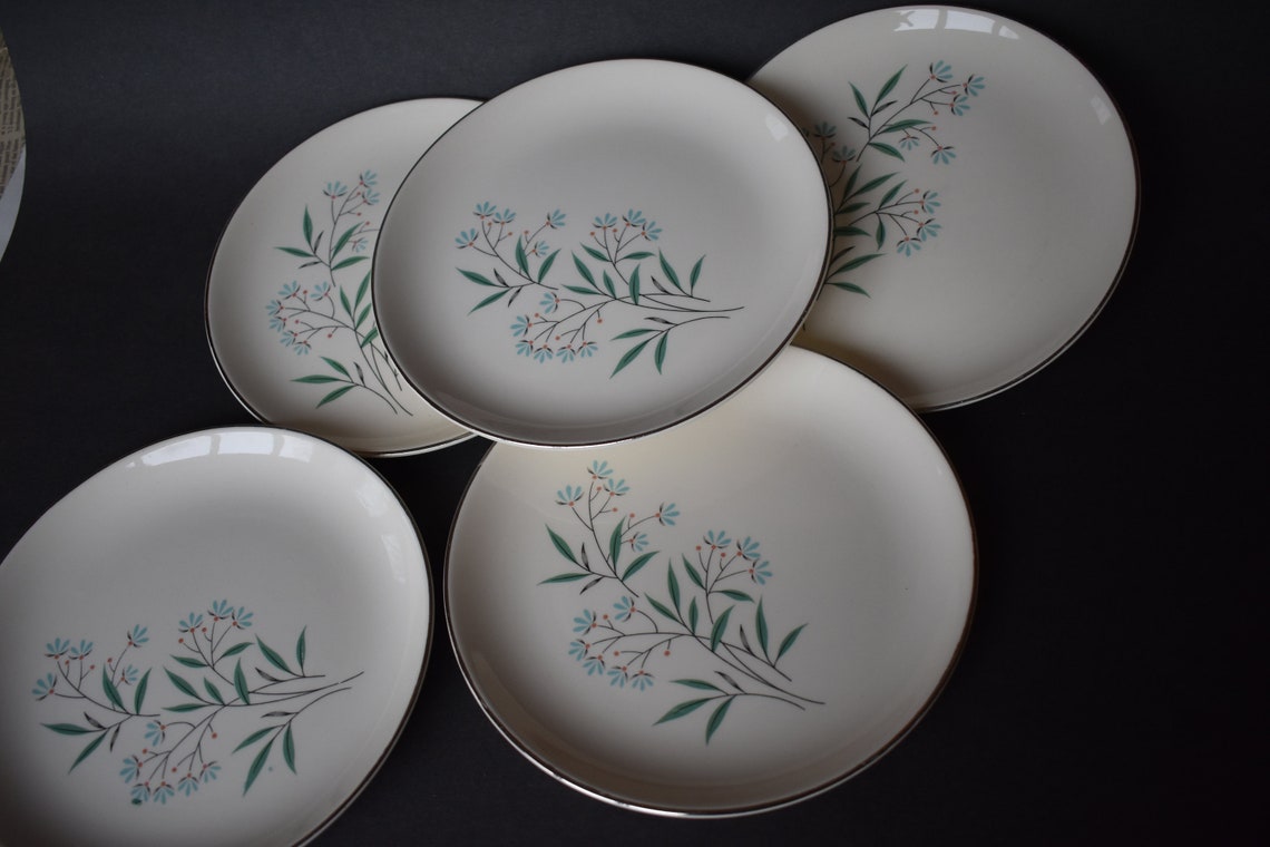 Mi Century Modern Dessert Plates Etsy