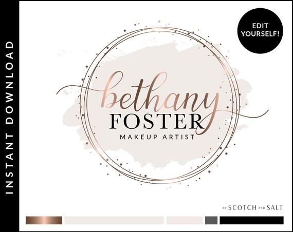 Branding Kit Branding Logo Package Logo Design Circle Etsy
