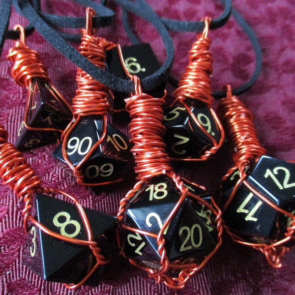 Dice Necklace Etsy