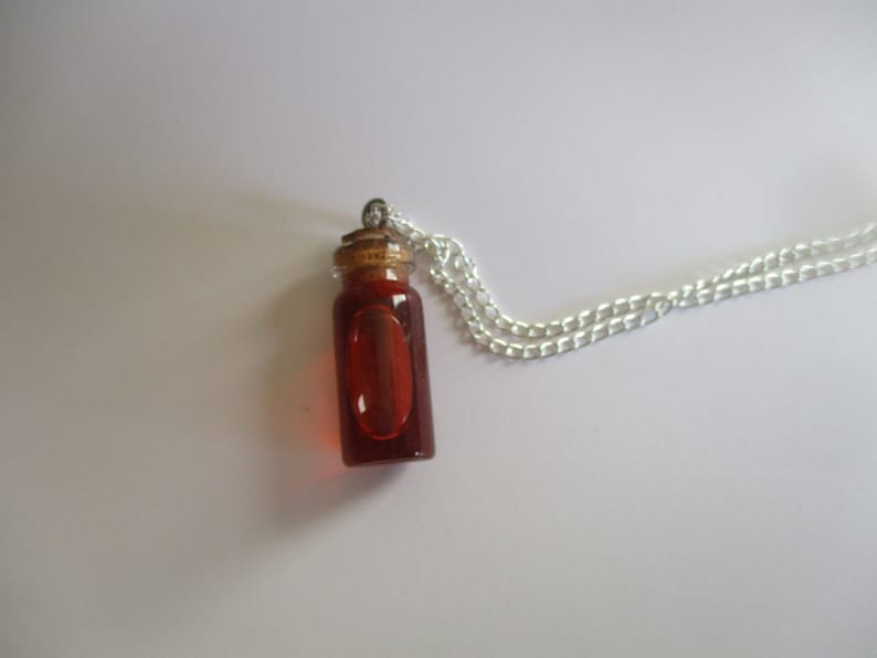 Gothic Blood Vial Pendant