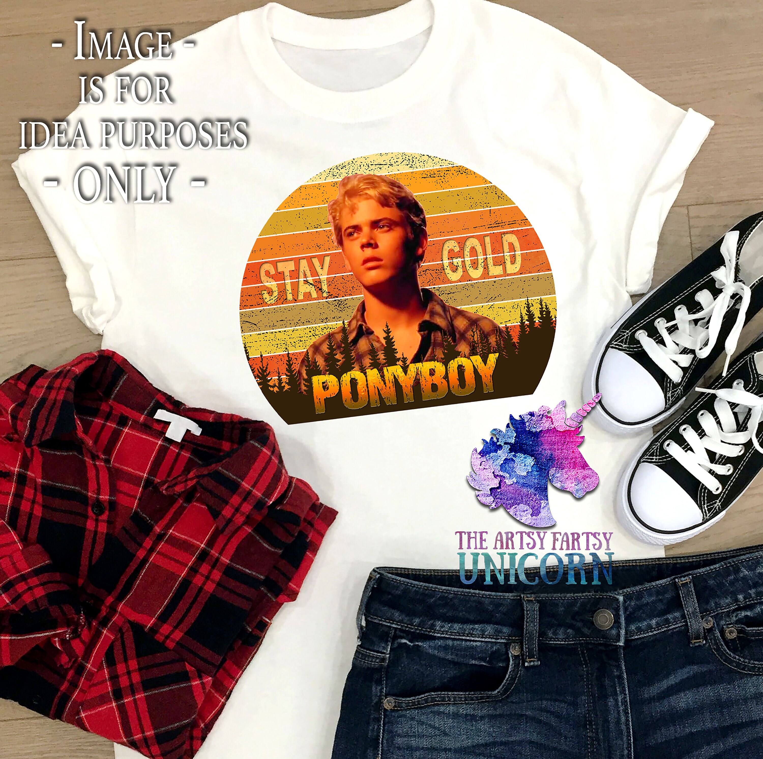 Stay Gold Ponyboy Sublimation Design Digital Download - Etsy