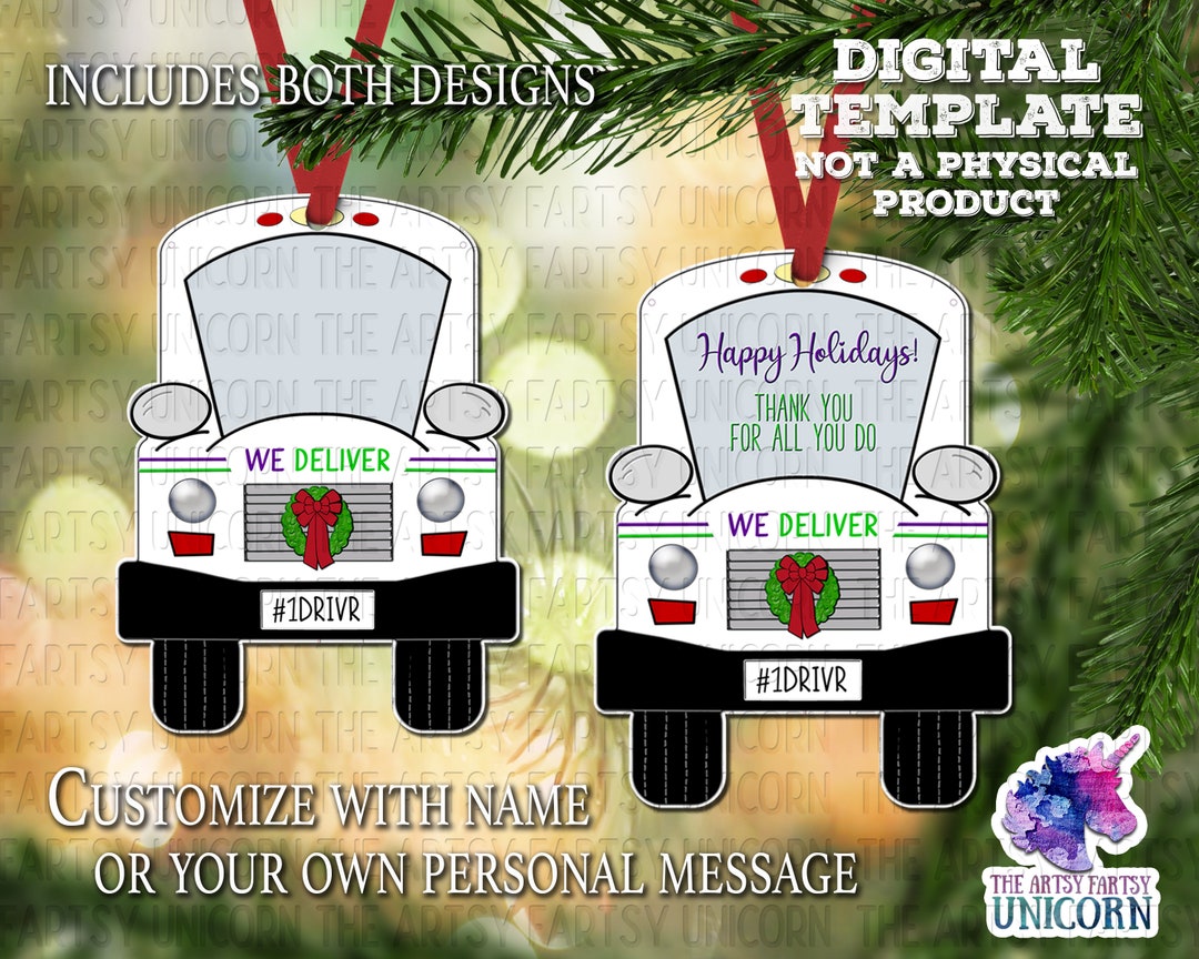 Fedex Ground Delivery Thank You for All You Do Christmas Sublimation