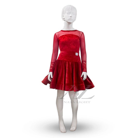 ballroom red dress