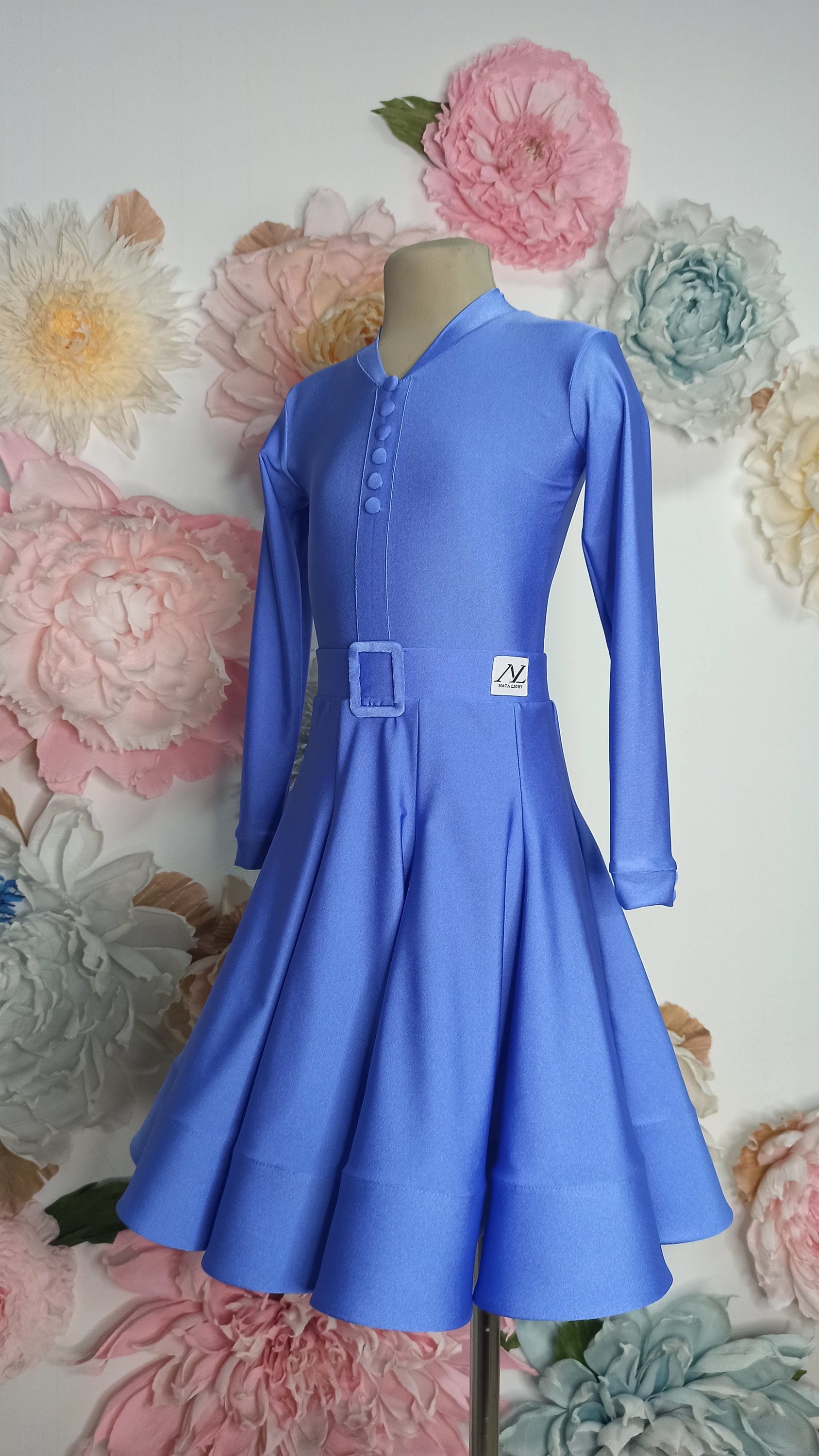 Very Peri Ranked Ballroom Dance Dress / Basic Dance Dress / Etsy