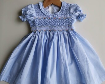 baby blue collared dress