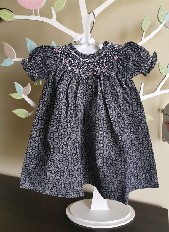 baby frock black