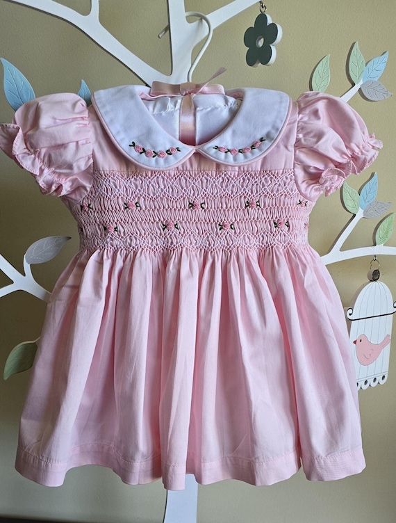 light pink peter pan dress Pink Striped Peter Pan Collar Dress