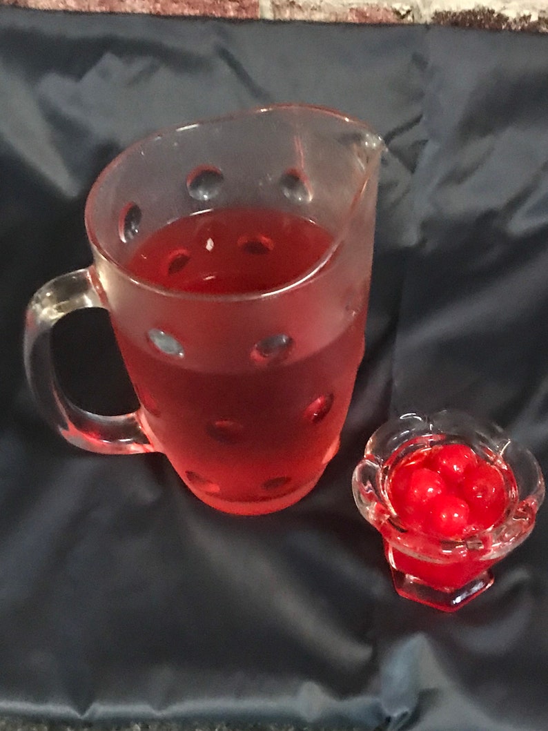 Frosted Bubble Glass Pitcher Etsy