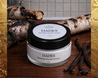 HADES Smoked Birch & Spice Scented Night Cream. Moisturizing, Hydrating, and Tightening Facial Cream for Men.