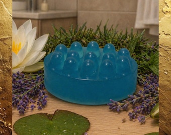 SUIJIN Waterliliy, Herbs, & Lavender Solid Shampoo Bar. Botanical and Eco-Friendly Hair Care. Zero Waste.