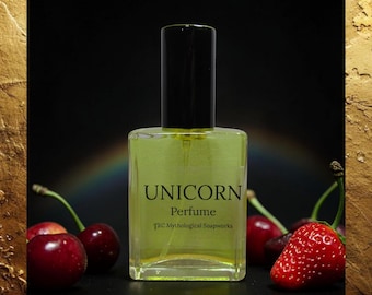 UNICORN Cherry & Strawberry Candy Perfume for Women. Midnight Garden Fragrance Inspired by Greek Mythology.