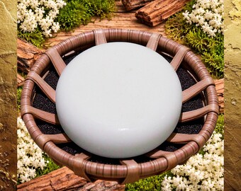 JOTUN Elderflower Forest Solid Body Lotion Bar. Eco-Friendly Organic Moisturizer. Zero Waste Natural Dry Skin Care.